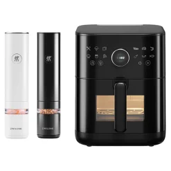 Airfryer 6 l mit Gewürzmühlen-Set, 3-tlg.