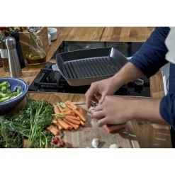 American Grill 30 cm, Gusseisen, Graphit-Grau