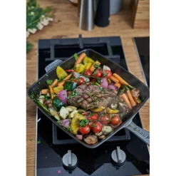 American Grill 30 cm, Gusseisen, Graphit-Grau