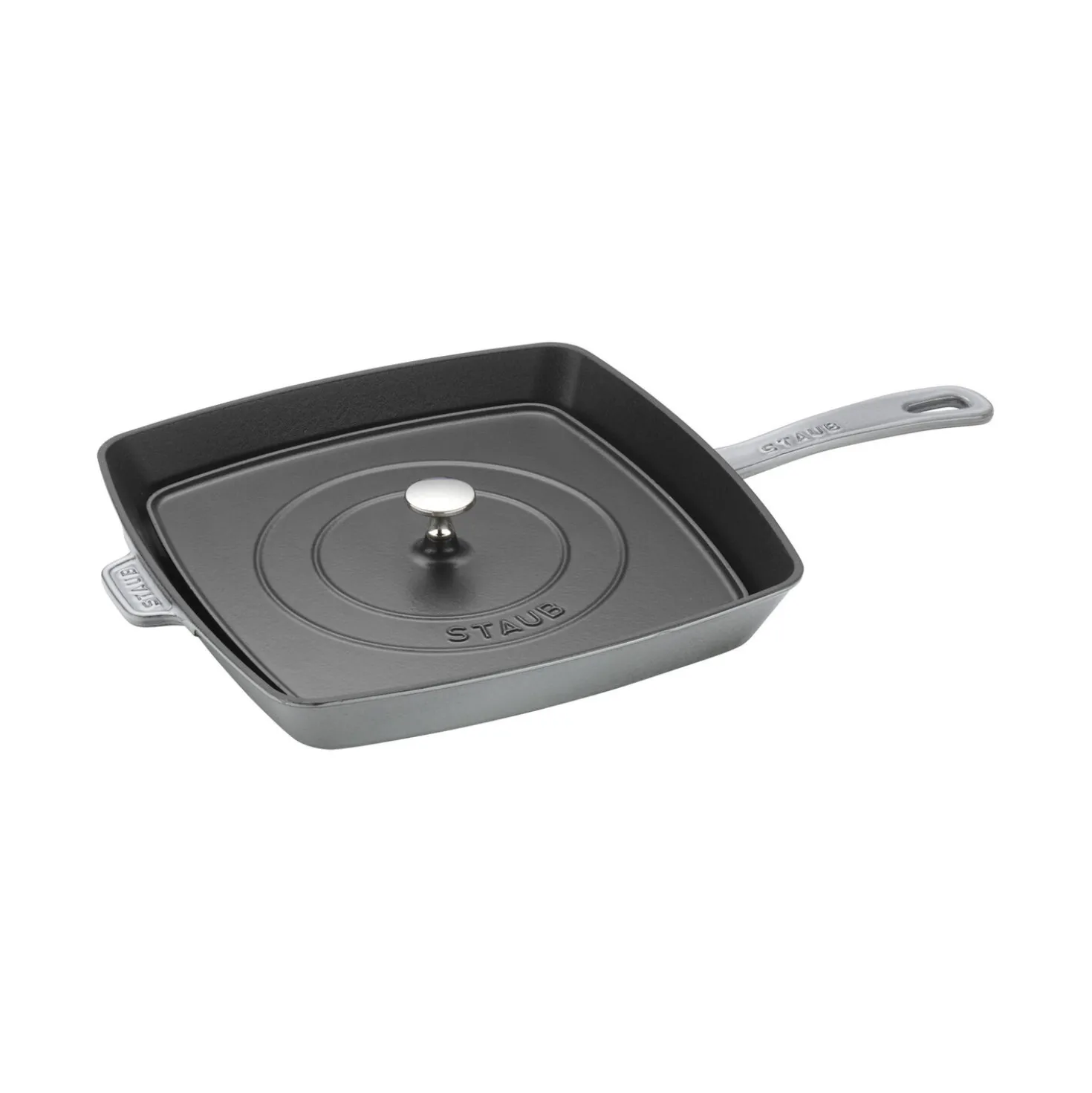 American Grill 30 cm, Gusseisen, Graphit-Grau