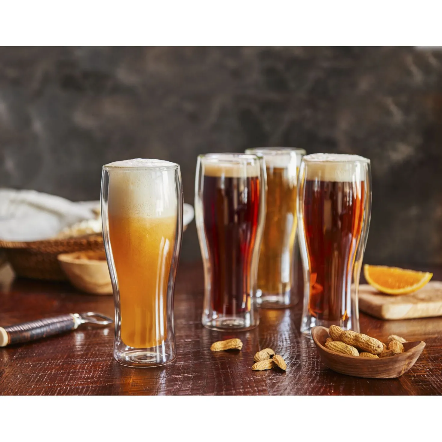 Bierglasset 410 ml / 2-tlg