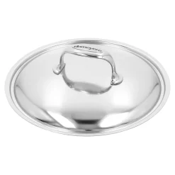 Bratentopf mit Deckel 22 cm, 18/10 Edelstahl