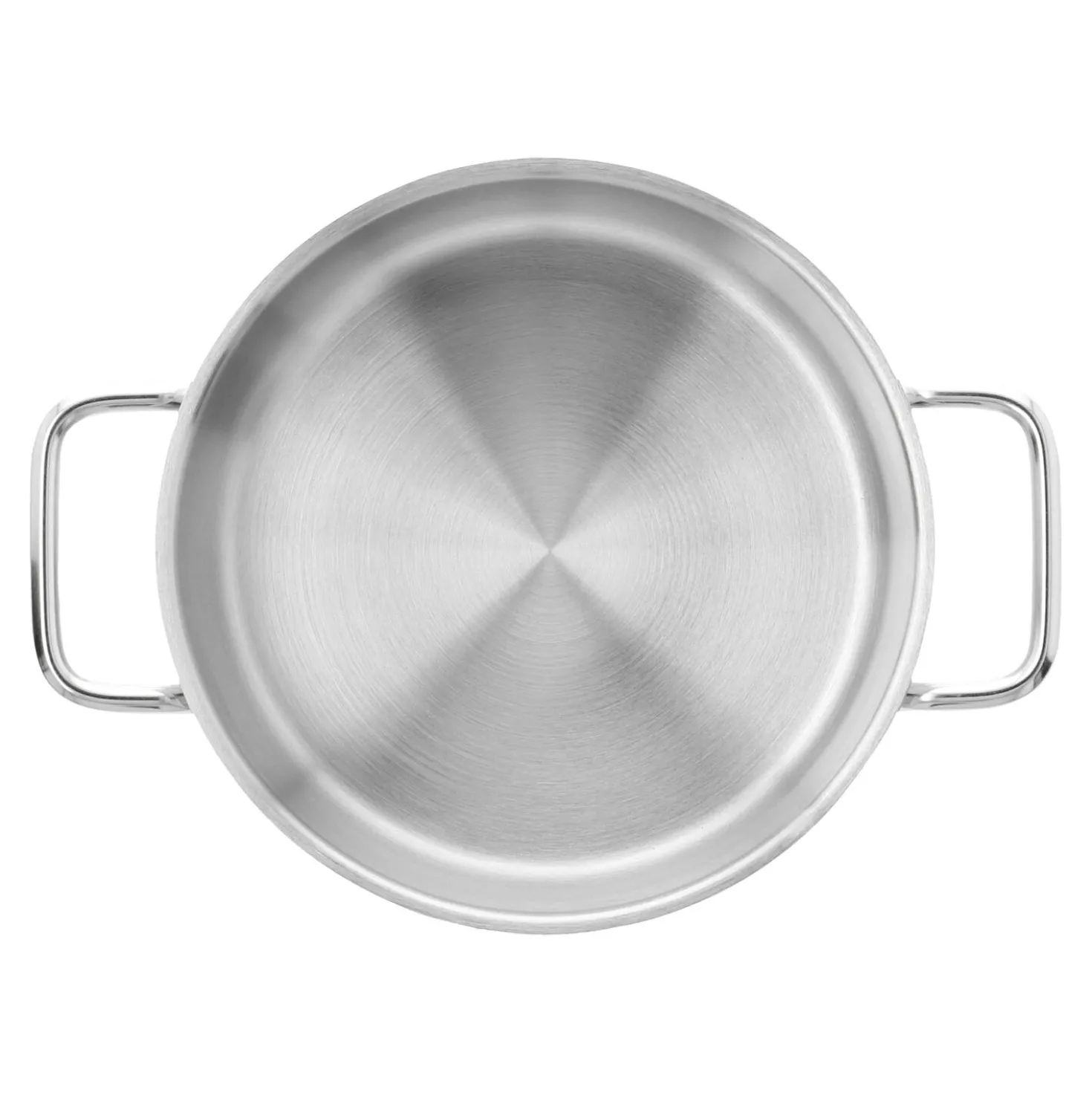 Bratentopf mit Deckel 18 cm, 18/10 Edelstahl