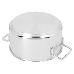 Bratentopf mit Deckel 18 cm, 18/10 Edelstahl