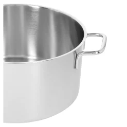 Bratentopf mit Deckel 24 cm, 18/10 Edelstahl