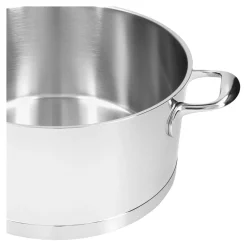 Bratentopf mit Deckel 28 cm, 18/10 Edelstahl