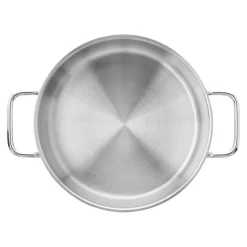 Bratentopf mit Deckel 20 cm, 18/10 Edelstahl