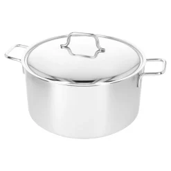 Bratentopf mit Deckel 28 cm, 18/10 Edelstahl