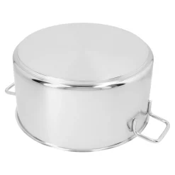 Bratentopf mit Deckel 28 cm, 18/10 Edelstahl