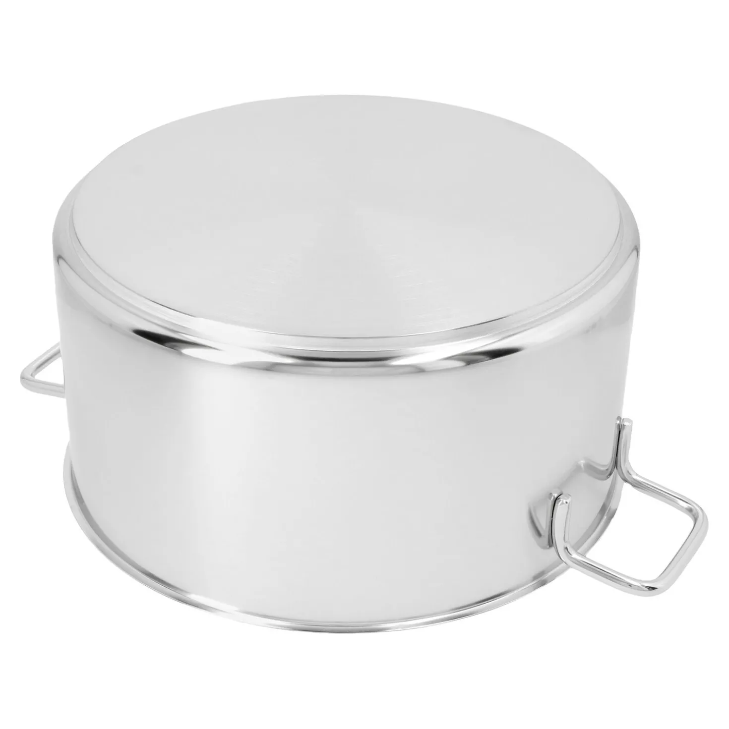 Bratentopf mit Deckel 28 cm, 18/10 Edelstahl