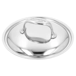Bratentopf mit Deckel 18 cm, 18/10 Edelstahl