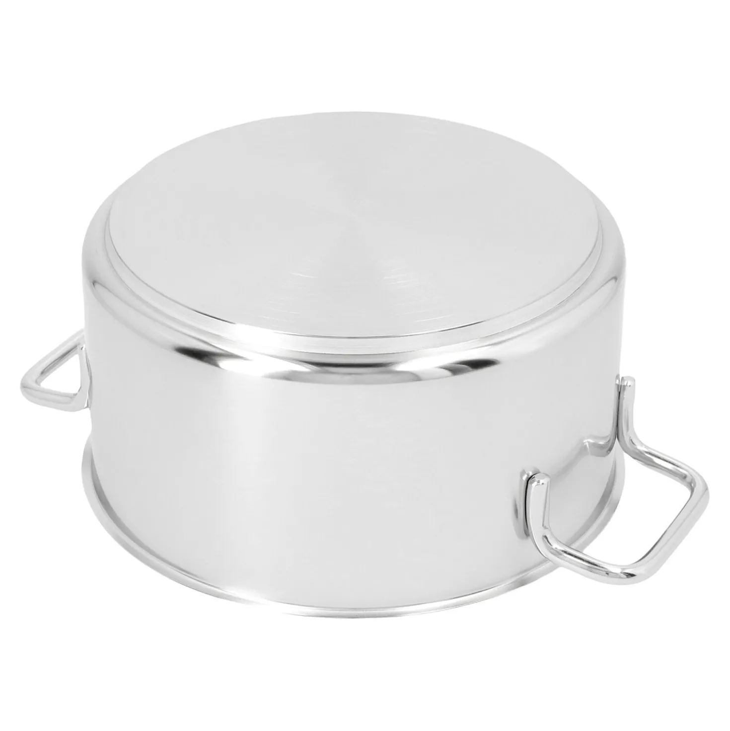 Bratentopf ohne Deckel 22 cm, 18/10 Edelstahl
