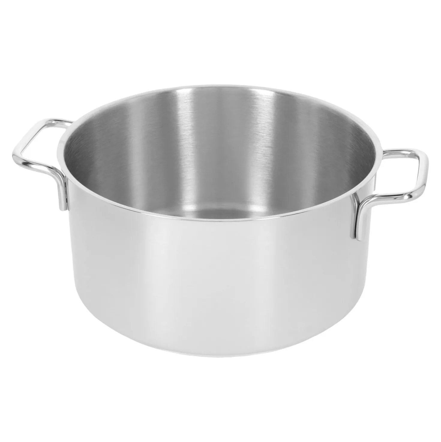 Bratentopf ohne Deckel 22 cm, 18/10 Edelstahl