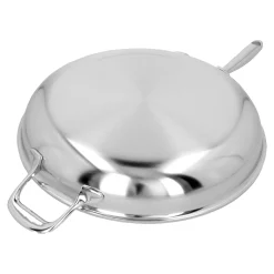 Bratpfanne 32 cm, 18/10 Edelstahl, Silber