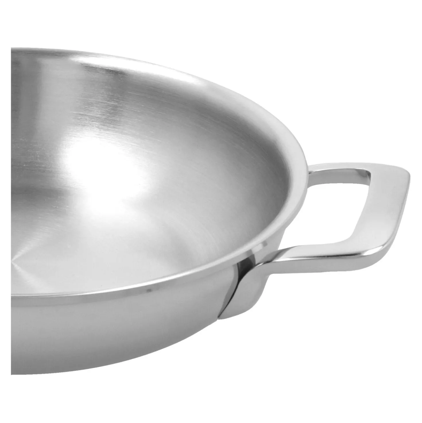 Bratpfanne 20 cm, 18/10 Edelstahl, Silber