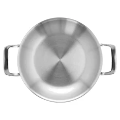 Bratpfanne 20 cm, 18/10 Edelstahl, Silber