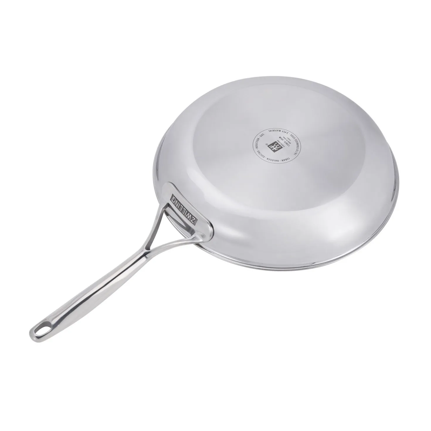 Bratpfanne 30 cm, 18/10 Edelstahl, Silber