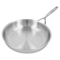 Bratpfanne 28 cm, 18/10 Edelstahl, Silber