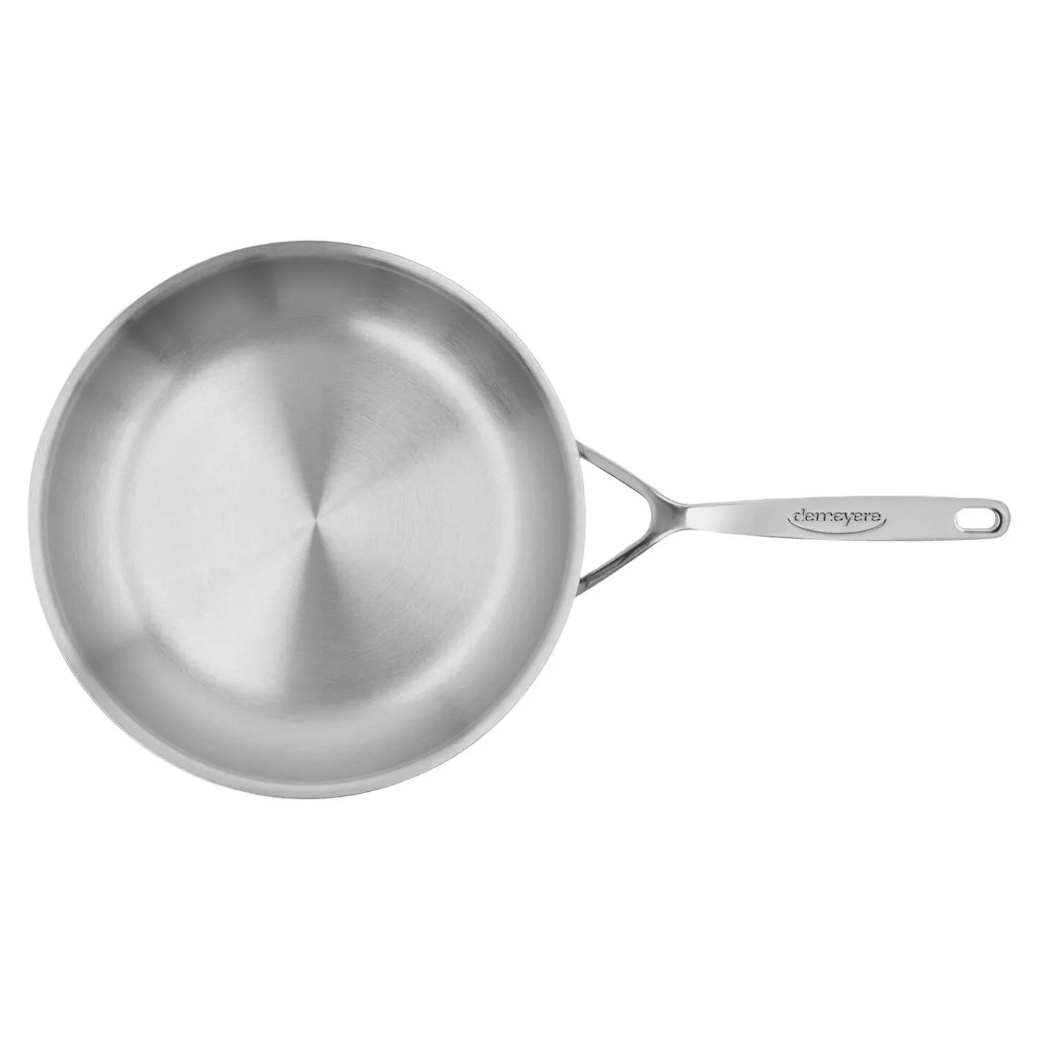 Bratpfanne 28 cm, 18/10 Edelstahl, Silber