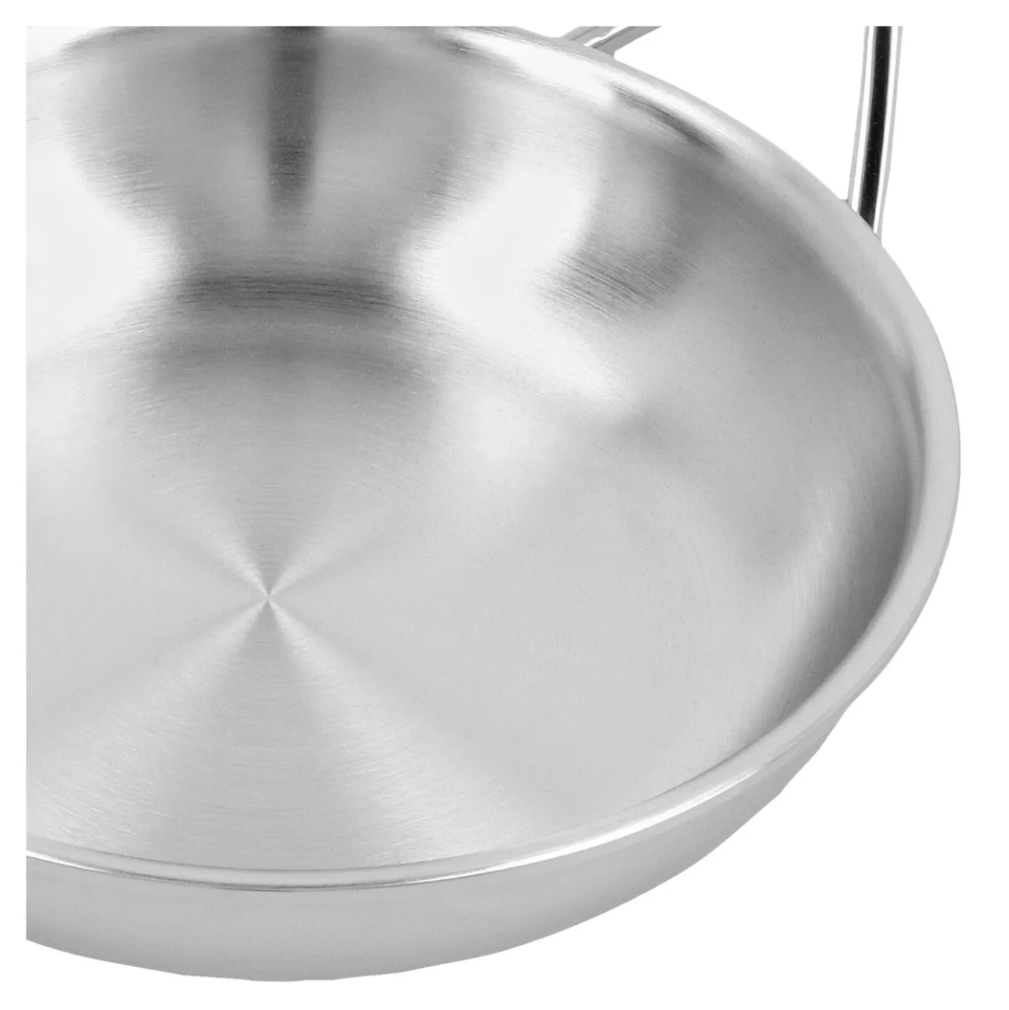 Bratpfanne 20 cm, 18/10 Edelstahl, Silber