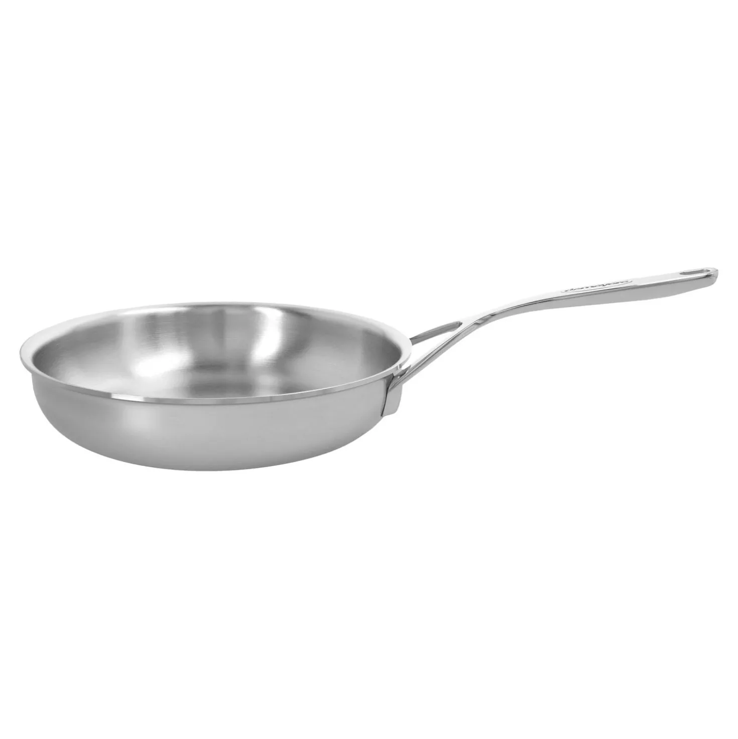 Bratpfanne 24 cm, 18/10 Edelstahl, Silber