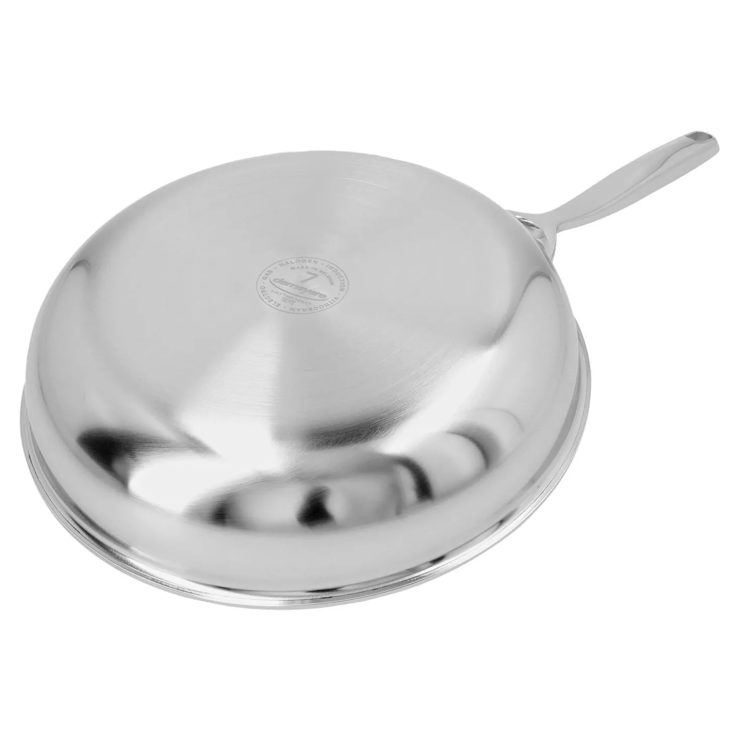 Bratpfanne 24 cm, 18/10 Edelstahl, Silber