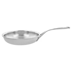 Bratpfanne 24 cm, 18/10 Edelstahl, Silber