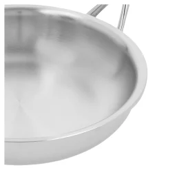 Bratpfanne 24 cm, 18/10 Edelstahl, Silber