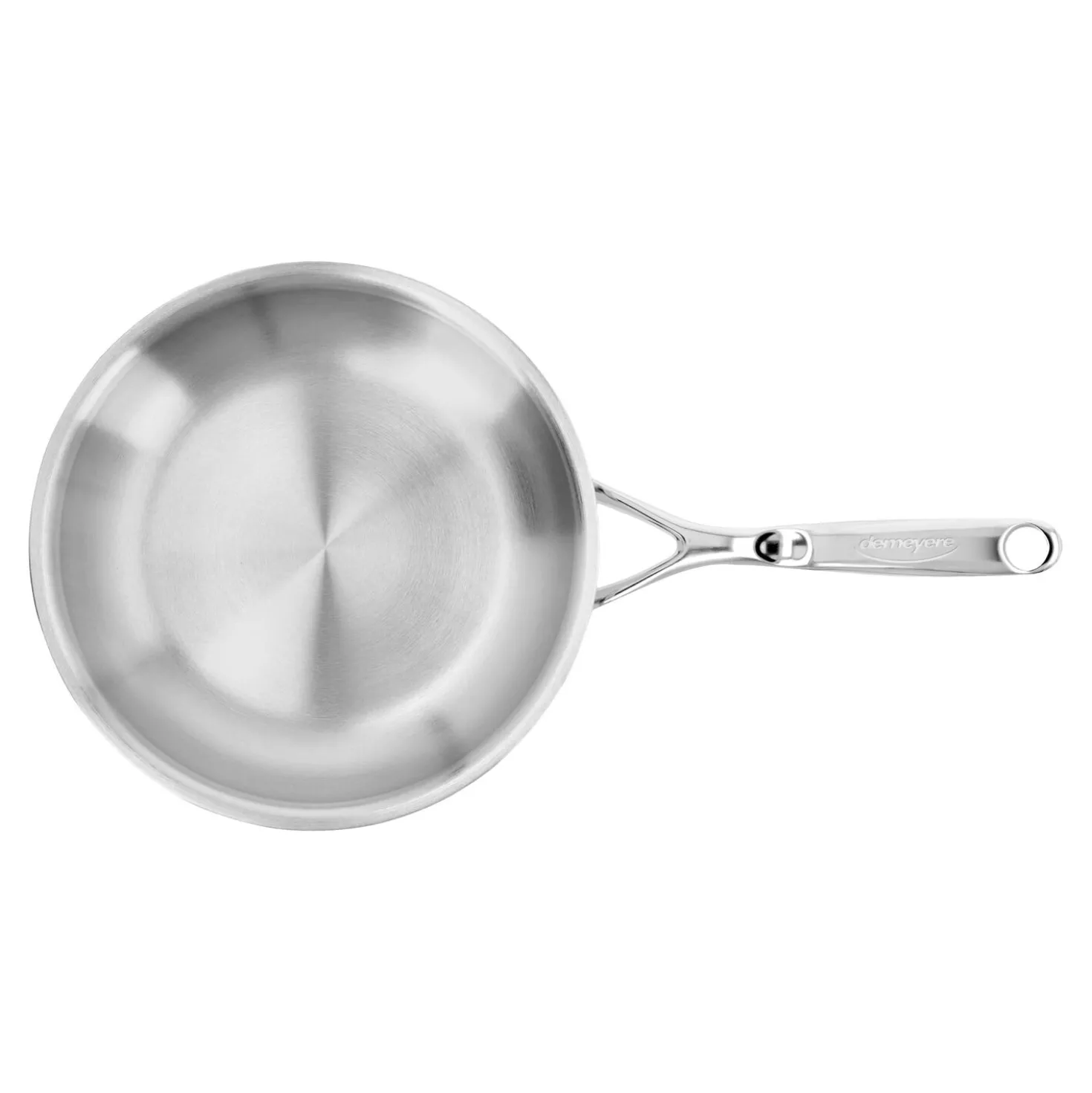 Bratpfanne 24 cm, 18/10 Edelstahl, Silber
