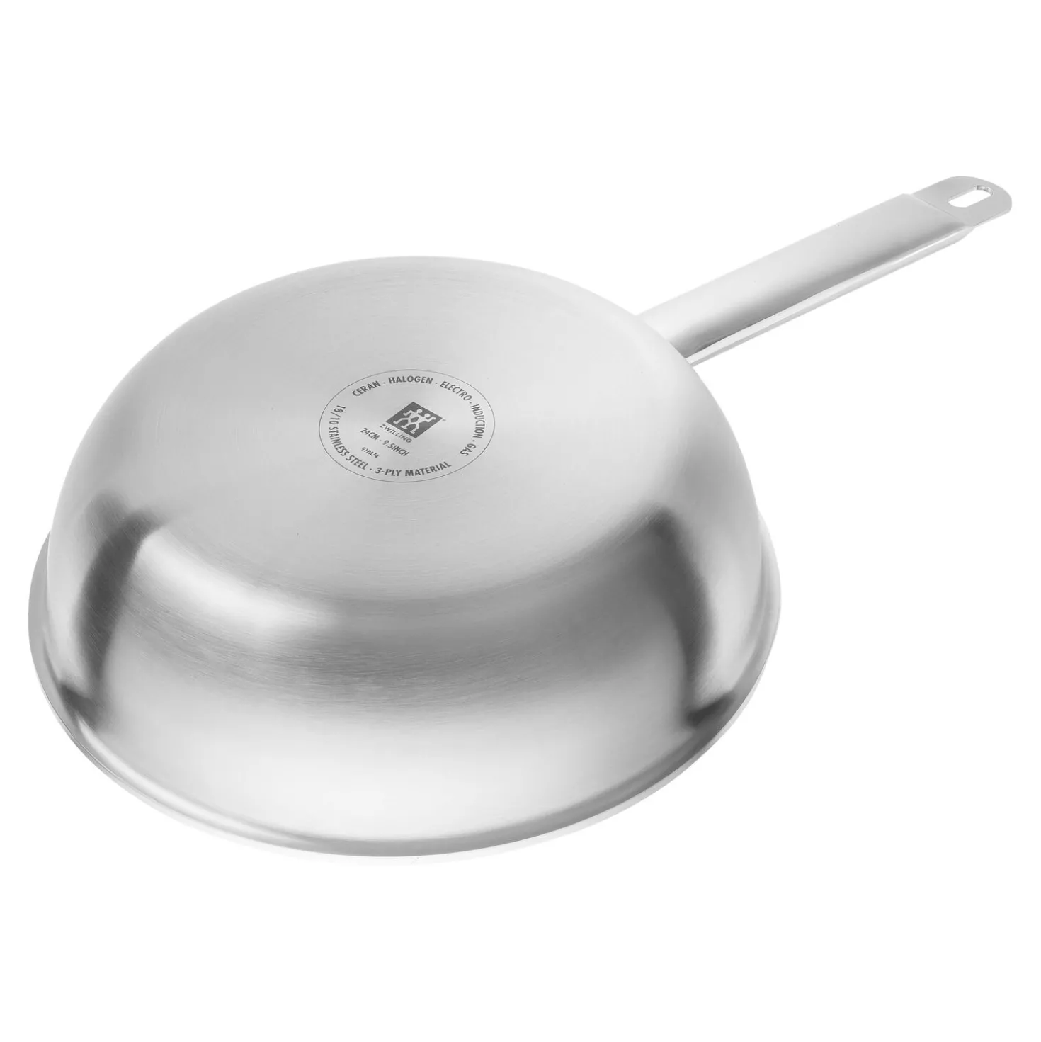 Bratpfanne 20 cm, 18/10 Edelstahl, Silber