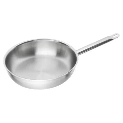 Bratpfanne 28 cm, 18/10 Edelstahl, Silber