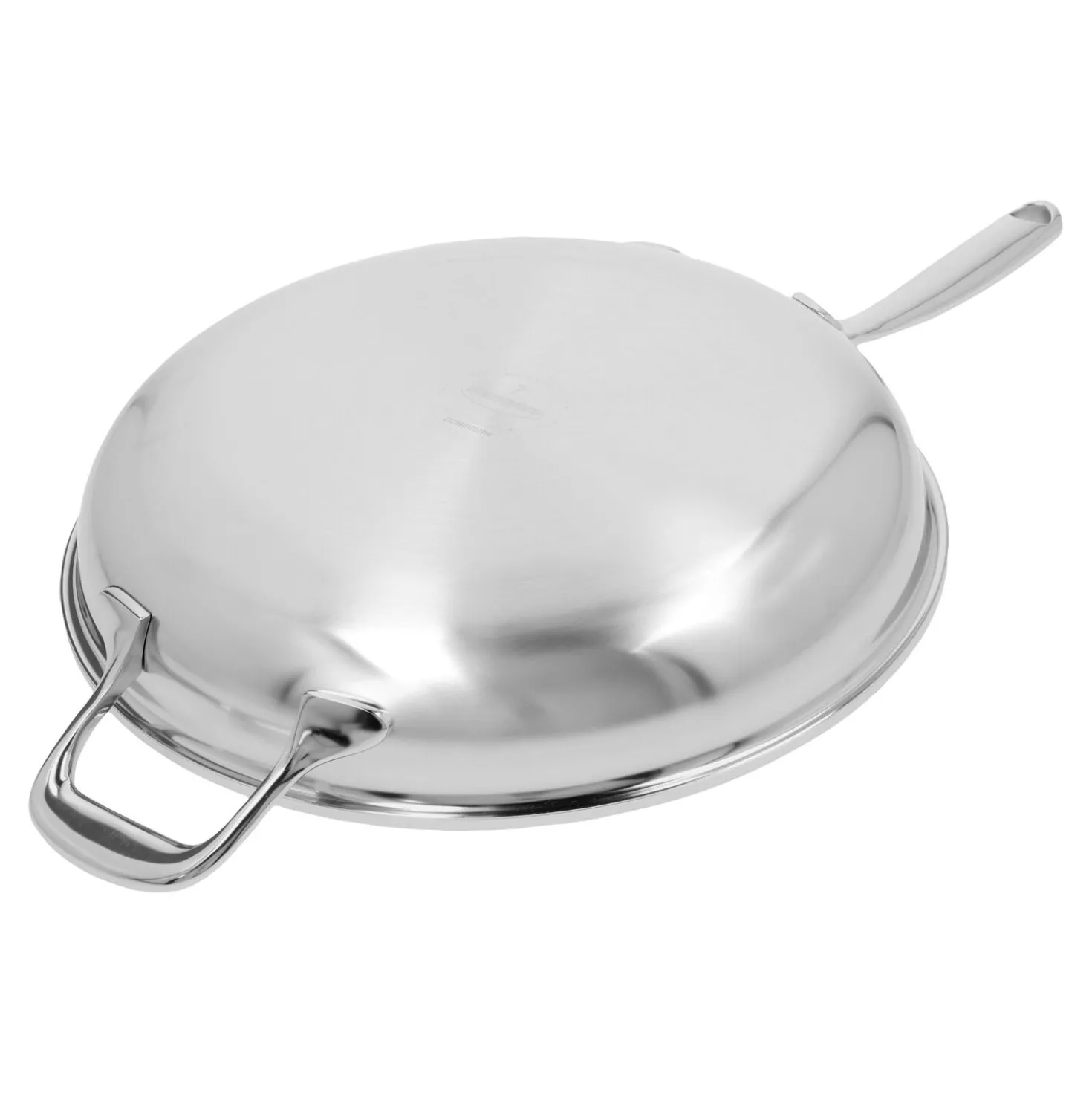 Bratpfanne 28 cm, 18/10 Edelstahl, Silber