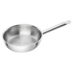 Bratpfanne 24 cm, 18/10 Edelstahl, Silber
