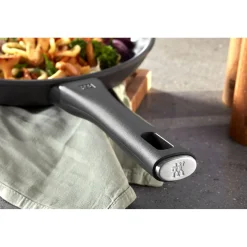 Bratpfanne 24 cm, Aluminium, Schwarz