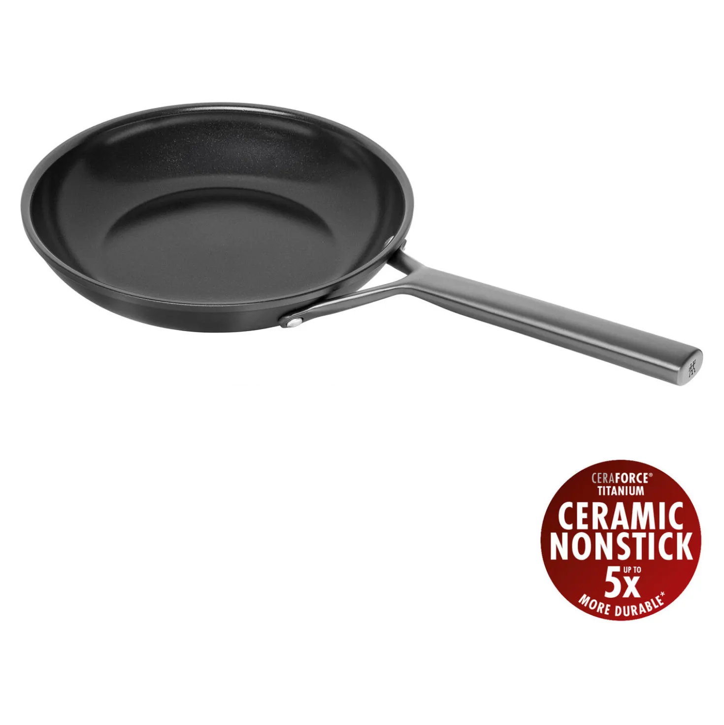 Bratpfanne 24 cm, Aluminium, Schwarz