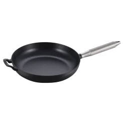 Bratpfanne Buster+Punch 28 cm, rund, Schwarz, Gusseisen