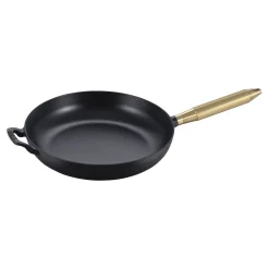 Bratpfanne Buster+Punch 28 cm, rund, Schwarz, Gusseisen