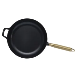 Bratpfanne Buster+Punch 28 cm, rund, Schwarz, Gusseisen