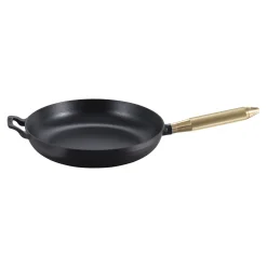 Bratpfanne Buster+Punch 28 cm, rund, Schwarz, Gusseisen
