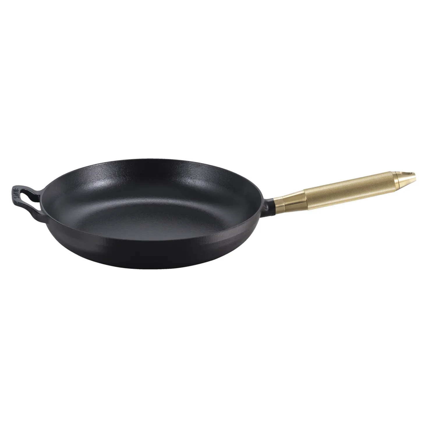 Bratpfanne Buster+Punch 28 cm, rund, Schwarz, Gusseisen