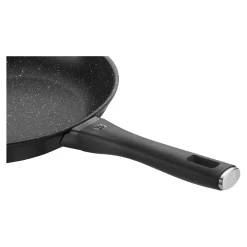 Bratpfanne hoch 28 cm, Aluminium, Schwarz
