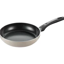 Bratpfannenset, 2-tlg. / 24/28 cm, Beige, Aluminium/Antihaftbeschichtung