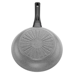 Bratpfannenset, 3-tlg. / 20/24/28 cm, Grau, Aluminium/Antihaftbeschichtung