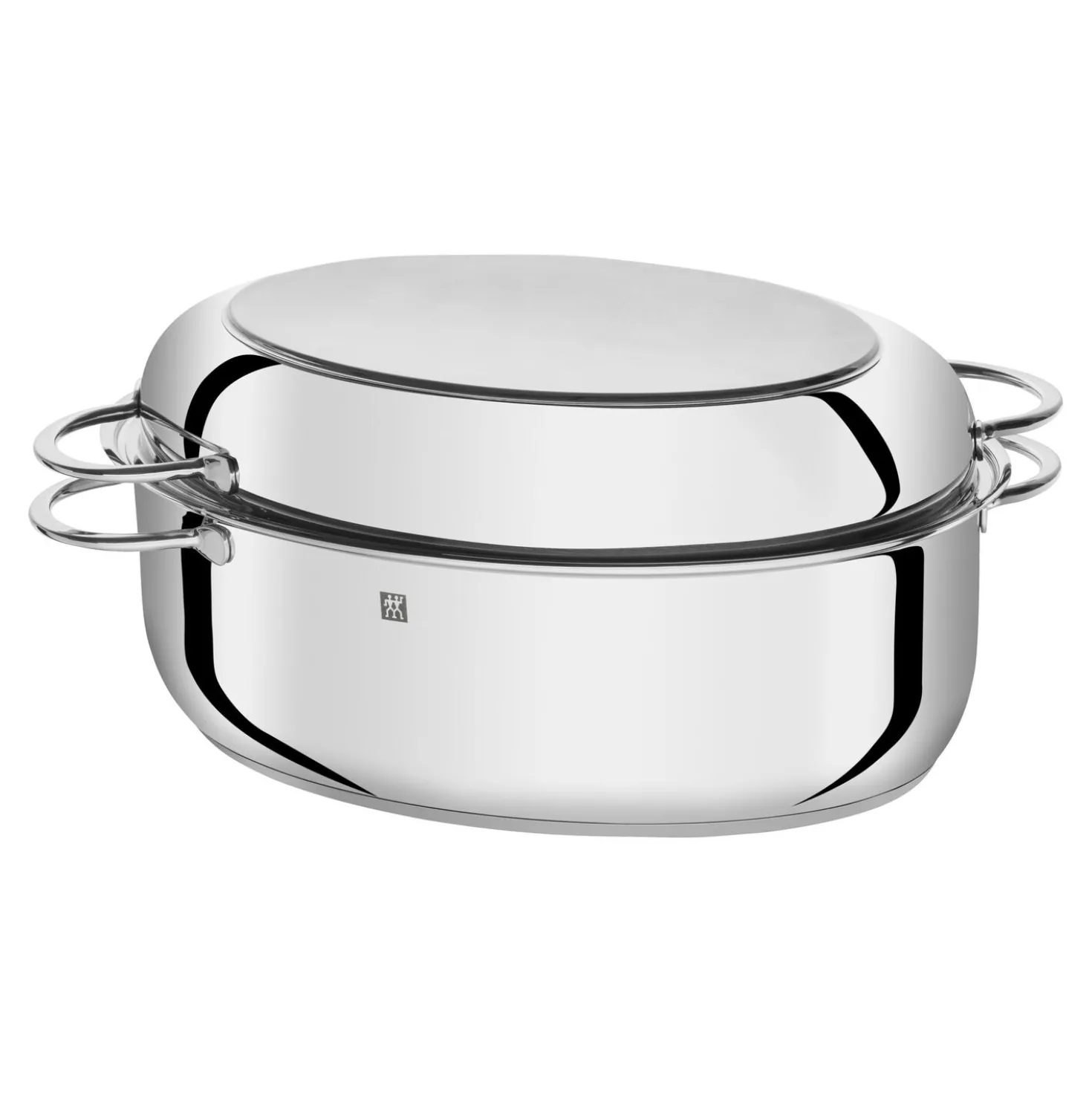 Bräter 41 cm, 18/10 Edelstahl, Silber