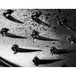 Bräter mit Chistera Drop-Structure 28 cm, rund, Dunkelblau, Gusseisen
