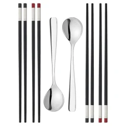 Chopstick Set 10-tlg, mattiert/poliert