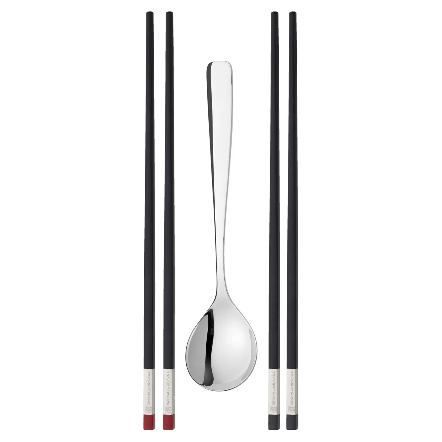 Chopstick-Set, klein 5-tlg, mattiert/poliert