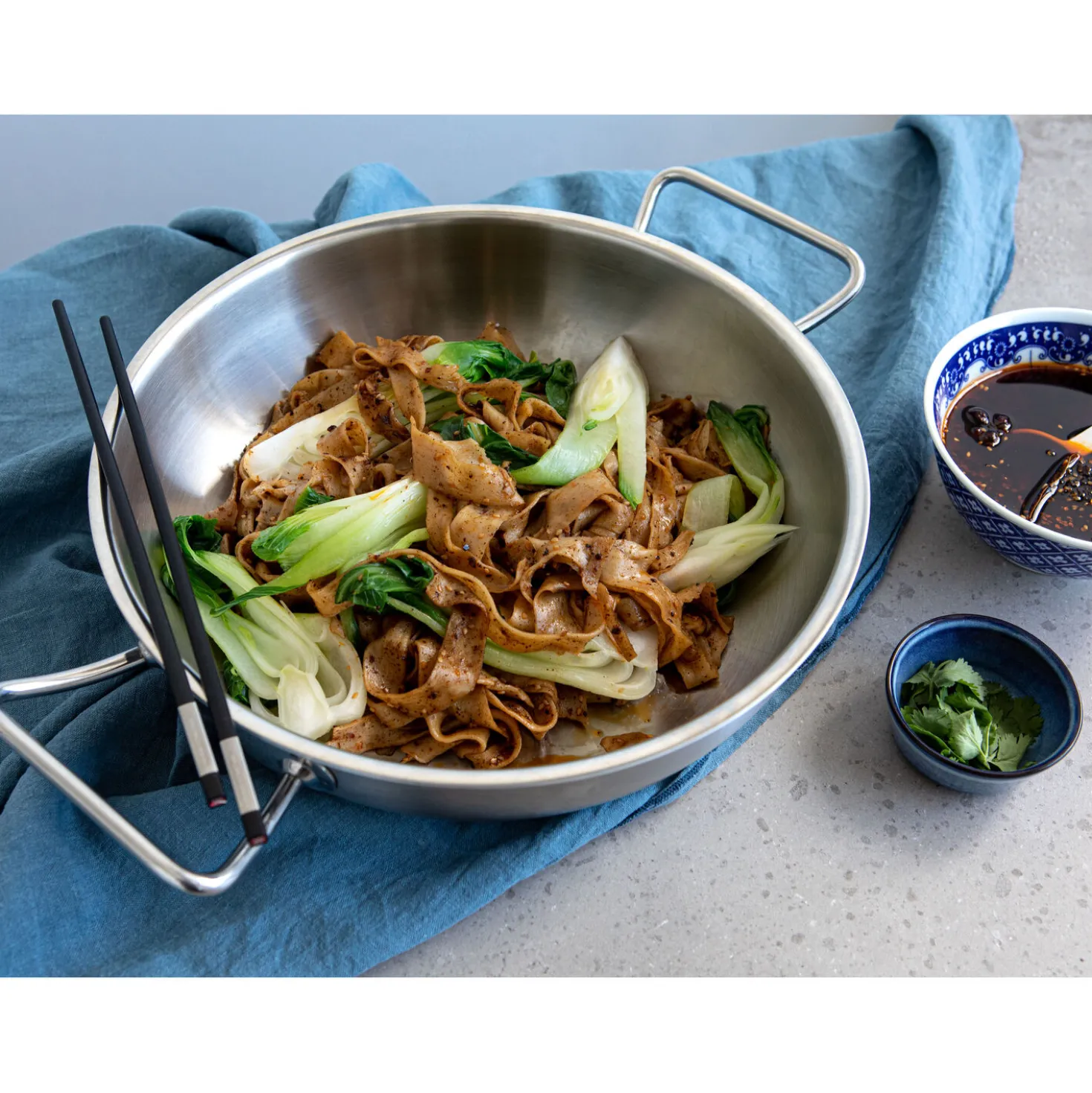 Chopstick-Set, klein 5-tlg, mattiert/poliert