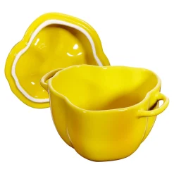 Cocotte 11 cm, Gelb, Keramik