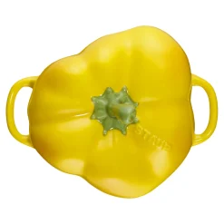 Cocotte 11 cm, Gelb, Keramik